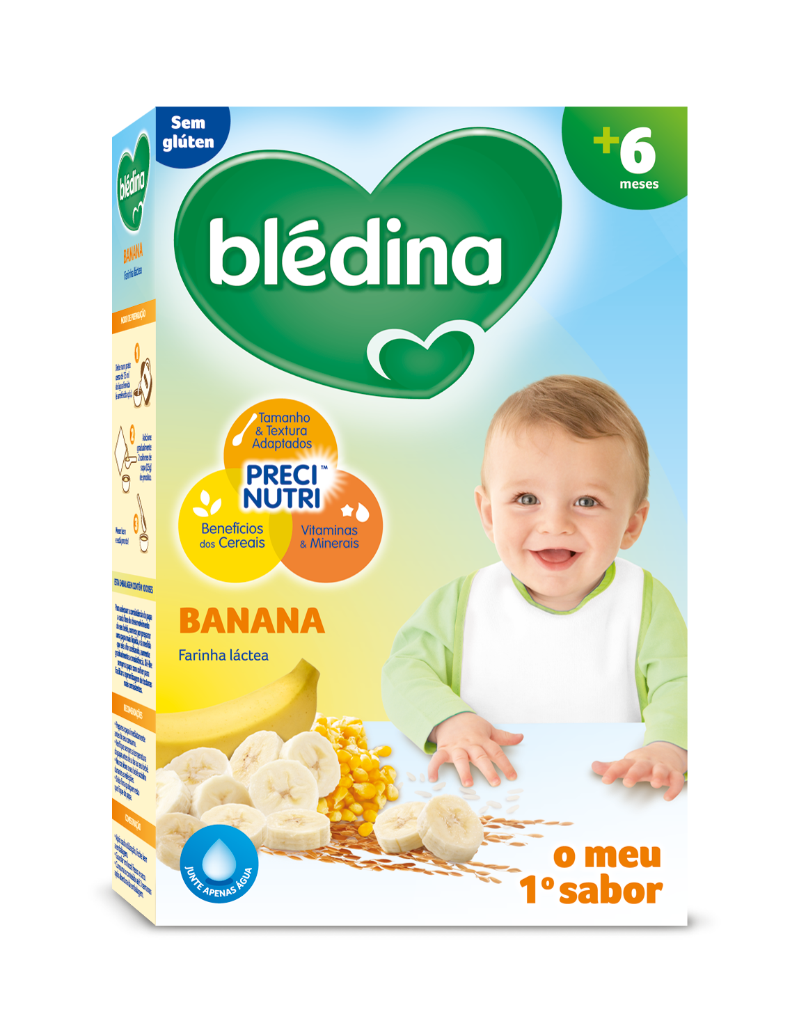 FARINHA L. S/G BANANA 250GR BLEDINA 6M